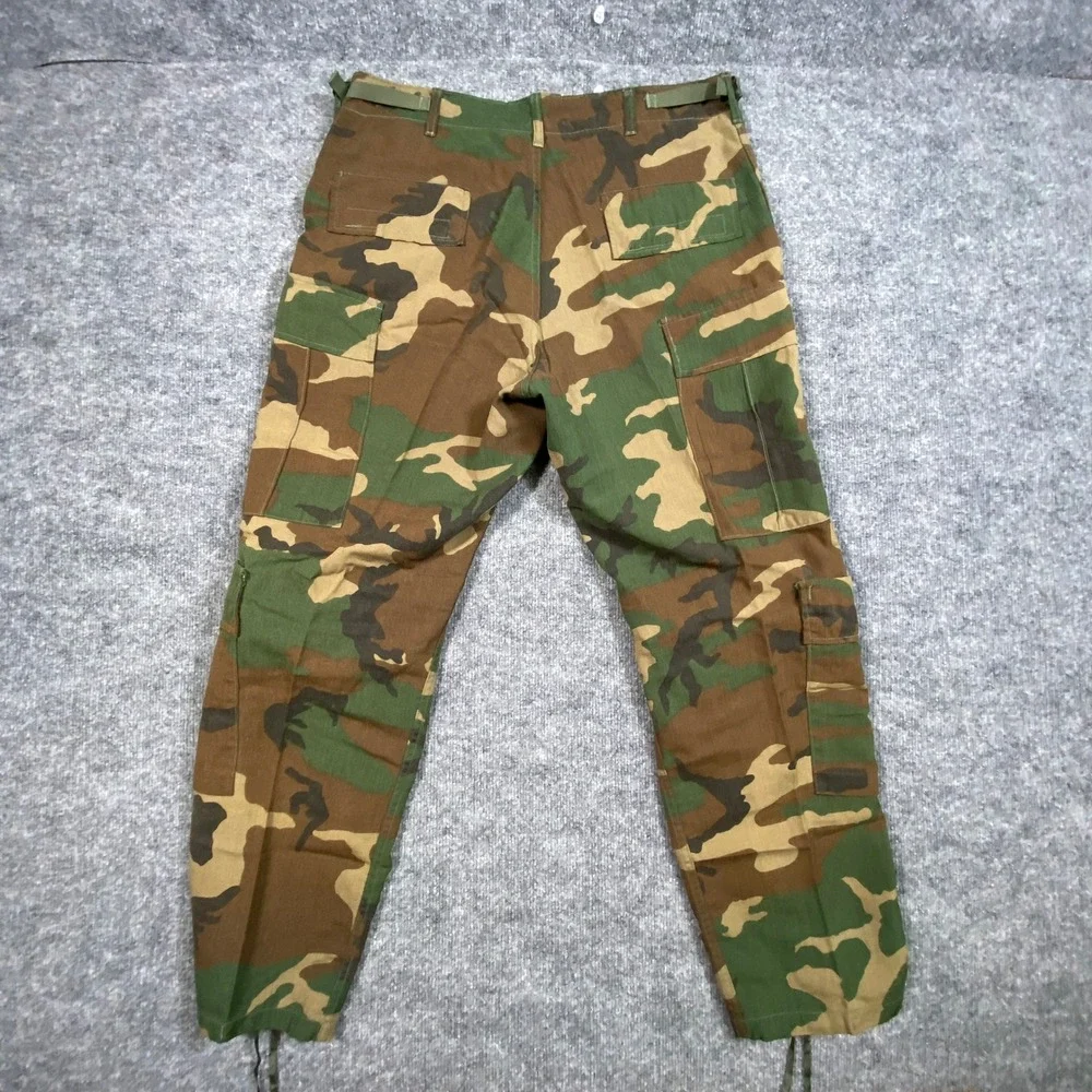 Mens US Military Woodland Camo Aircrew Combat Trousers Class 1 Medium Shrt 35x29